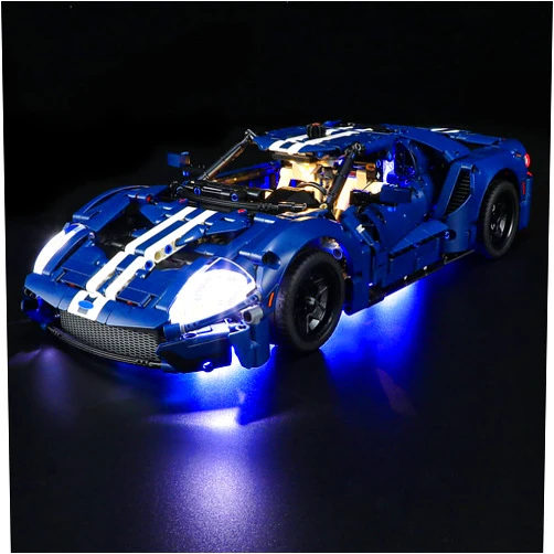 YEABRICKS LED Light for Lego-42154 Technic 2022 Ford GT Building Blocks Model (Lego Set NOT Included)