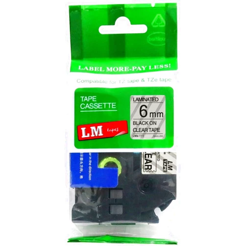 LMe Tapes for PT2100 LM Tapes - Brother PT-2100 1/4