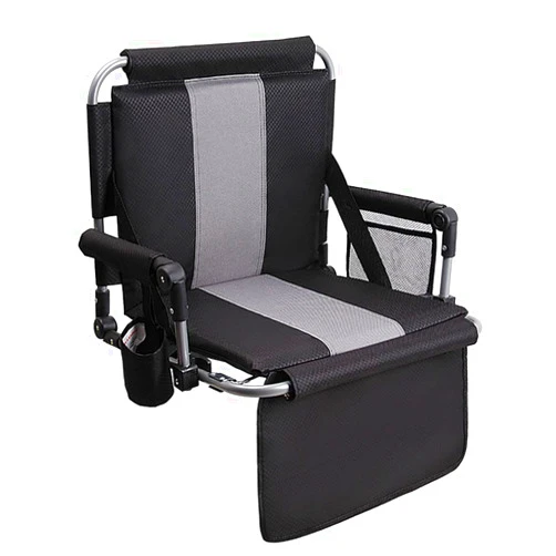 ALPHA CAMP Stadium Seat Chair for Bleachers with Back & Arm Rest