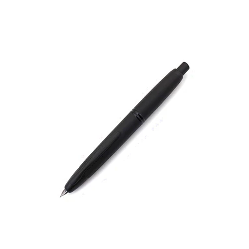 PILOT Vanishing Point Collection Refillable & Retractable Fountain Pen, Matte Black Barrel, Blue Ink, Broad Nib (60582)