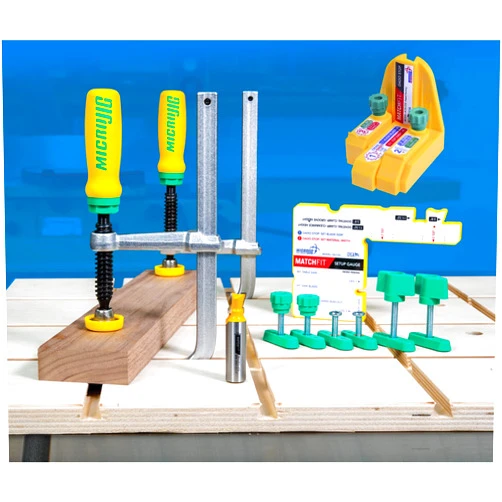 MICROJIG Matchfit DVC-1177K2+DS-333 Dovetail Clamp Pro (1/2