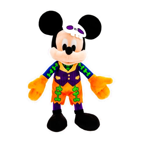 Disney Store Official Mickey Mouse Glow-in-The-Dark Halloween 2023 Plush – Medium 15 inch – Exclusive Festive Edition – Spooky Nighttime Companion for All Ages