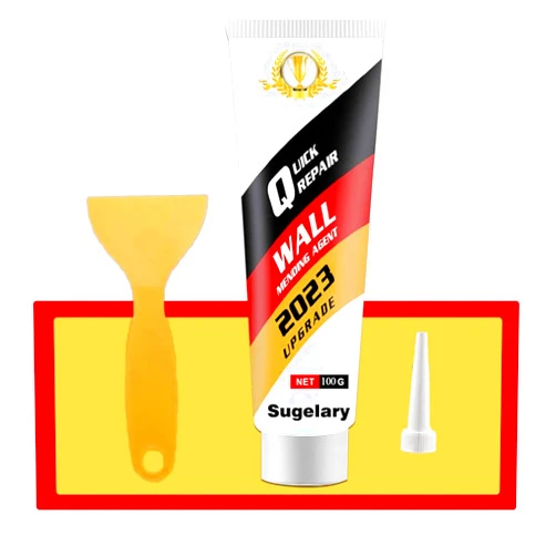 Sugelary Drywall Patch Repair Kit with Scraper, Wall Spackle Repair Paste, Wall Mending Agent Quick and Easy Solution to Fill The Holes for Home Wall, Plaster Dent Repair and Wood Scratch Repair