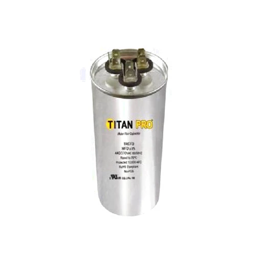 Titan TRCFD405 Dual Rated Motor Run Capacitor Round MFD 40/5 Volts 440/370