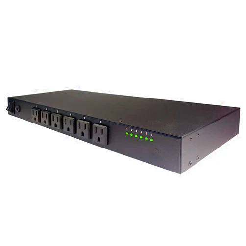AllAboutAdapters Professional 6-Port Remote Power Switch - Web Control