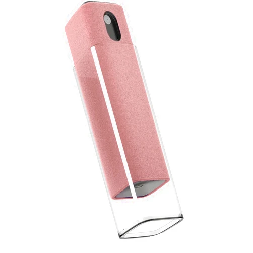 EVEO Screen Cleaner Spray and Wipe - 2-in-1 Car Screen Cleaner & iPhone Cleaner Touchscreen Mist Cleaner for Laptop, Computer, MacBook, iPad and More - 2 Pack (Rose Gold)