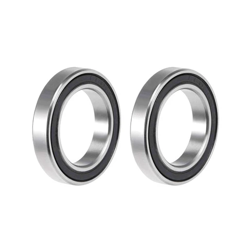 uxcell 6803-2RS Deep Groove Ball Bearing 17x26x5mm Double Sealed ABEC-3 Bearings 2-Pack