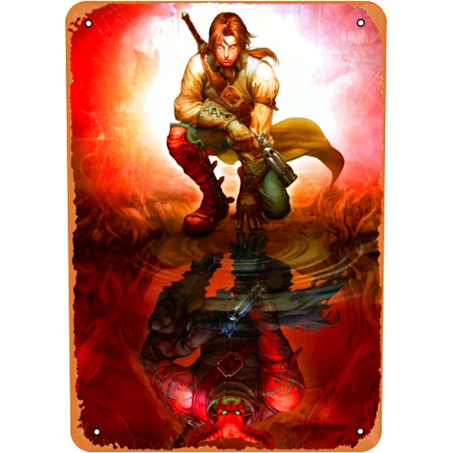Zuhhgii The Classic Arcade Video Game Poster Metal Tin Sign fable Fable Wall Art Decor Tin Sign-8x12inch