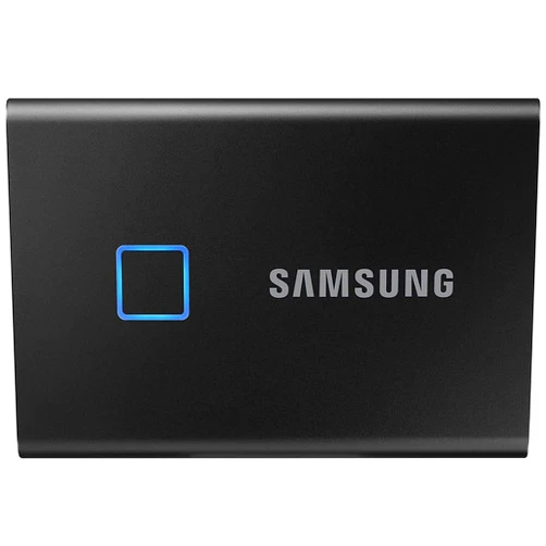 SAMSUNG T7 Touch Portable SSD 1TB - Up to 1050MB/s - USB 3.2 External Solid State Drive, Black (MU-PC1T0K/WW) Black 1TB
