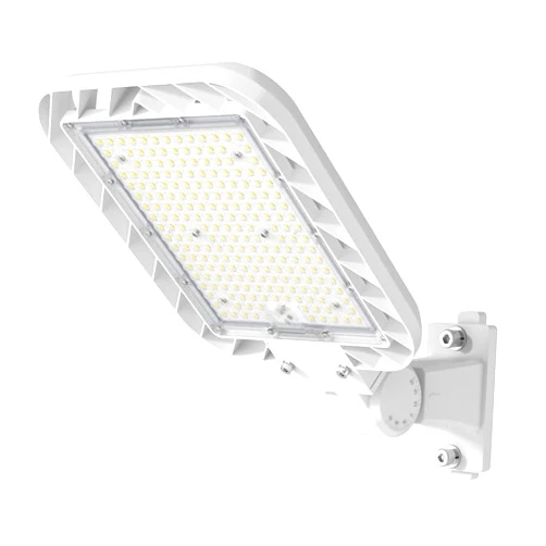 DEMILARE 150W LED Parking Lot Light, 22500LM Outdoor Light with Dusk to Dawn Photocell, Adjustable Arm Mount 5000K IP65 100-277V Commercial LED Shoebox Light for Outdoor