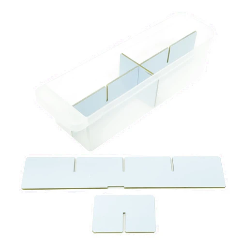 BIN BETTER IRIS USA Compatible Configurable Small Drawer Dividers for Plastic Storage Craft Cabinets (6X Length + 16x Width Pieces)