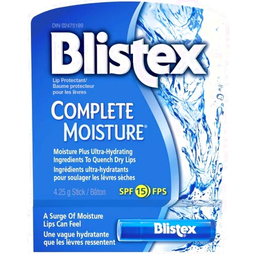 Blistex Complete Moisture Lip Balm, 4 pack