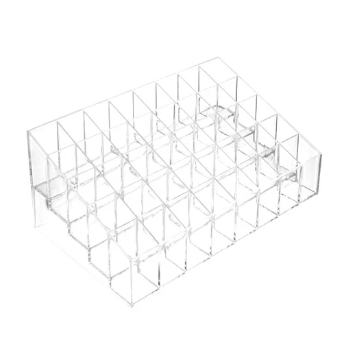 Casafield 40 Slot Acrylic Lipstick & Makeup Organizer - Cosmetic Display Case - Clear
