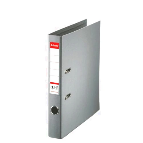 Esselte A4 Lever Arch File, Grey, 52mm Spine, Plastic, 811480, Single unit