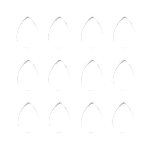 Craftdady 100Pcs Clear Glass Teardrop Cabochons 30x20mm Flat Back Transparent Dome Tile Cabochons for Photo Jewelry Making
