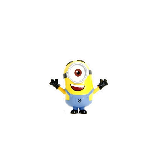 Jada Toys Minion Figure (1 Piece) - 1 of 4 Collectible Figures (Stuart, Kevin, Otto, Bob) Metal for Fans and Children from 8 Years, Wave 1, Random Selection, Approx. 6.5 cm Each