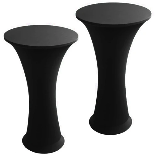 Jusmate Cocktail Spandex Stretch Round Tablecloth, 2 Pack 24