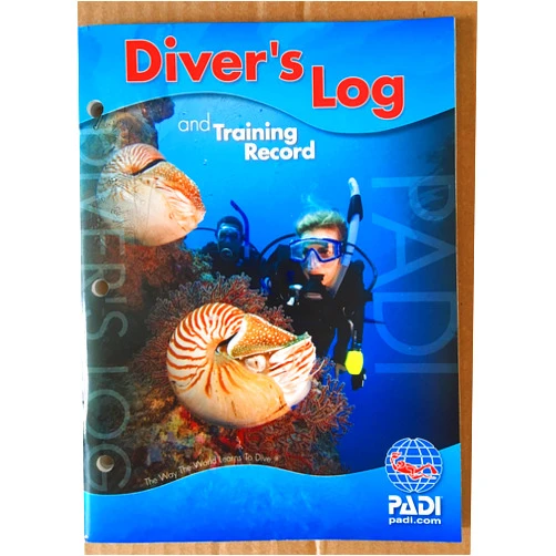 PADI Diver's Blue Log and Training Record (70047) Rev. 3.0
