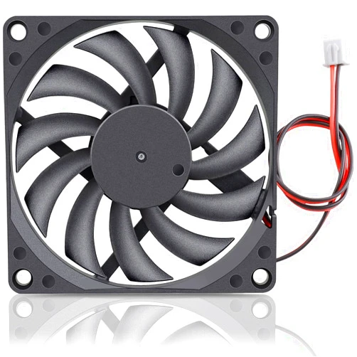 Gdstime 80mm x 80mm x 10mm DC 5V Brushless Cooling Fan 2PIN