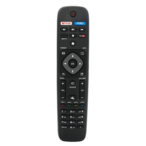 VINABTY New Replaced Remote fit for Philips Smart TV NH500U NH500UW NH503UP 55PFL5602 50PFL5602 43PFL5602 75PFL6601 32PFL4902 40PFL4901 43PFL4901 43PFL4902 50PFL4901 50PFL5601 50PFL5602/F7 43PFL4902 65PFL5602
