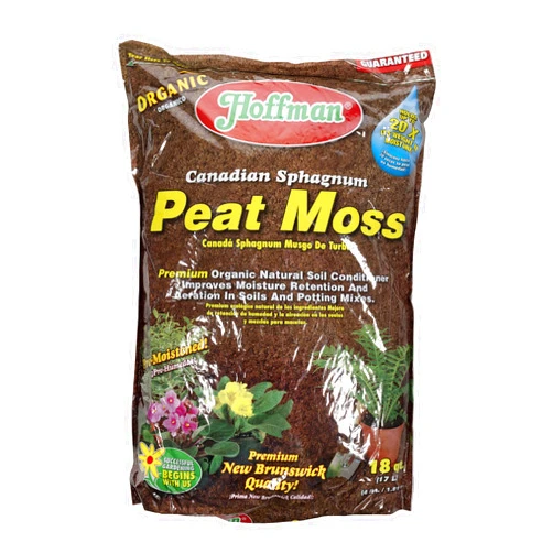 Hoffman Canadian Sphagnum Peat Moss - 18 Quart,Brown/A,37029