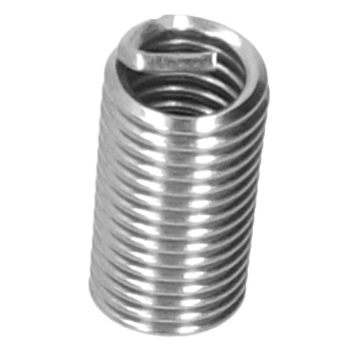 Hyuduo 100 PCS Thread Repair Insert, M6 x 1 Helicoil Metric Thread Sleeves, Stainless Steel Wire Thread Sheaths with Different Length to Choose for Thread Repair(18mm)