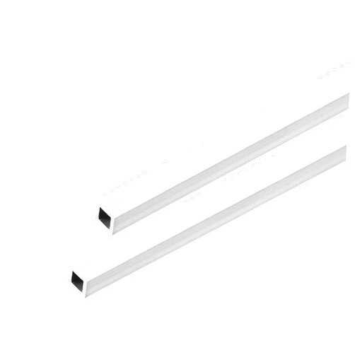 DMiotech 2Pack (6mm x 6mm x 1mm) 6063 Aluminum Square Tube 300mm Length Industry Metal Tubing for Machinery Frame Construction DIY Projects