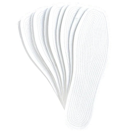 ZUMEHU 5 Pairs Shoe Insoles, Breathable Shoe Pads for Barefoot Use, Washable Shoe Inserts, Boot Inserts, 8-Layer Pure Cotton, Cut-to-Size for US Men 8 / Women 9.5 / EU 42 / UK 7.5