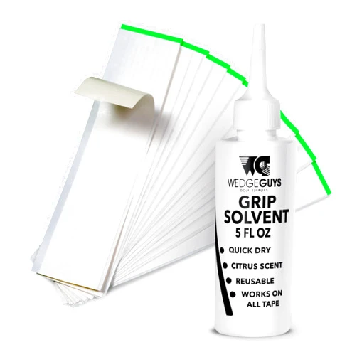 Wedge Guys Golf Grip Kits for Regripping Golf Clubs - Professional Quality - Options Include Hook Blade, 15 or 30 Tape Strips, 5 or 8 oz Solvent, Grip Tape Remover, Bench Vise & Rubber Clamp