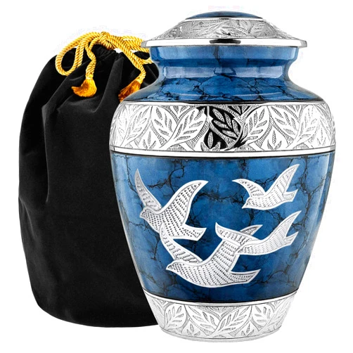 Trupoint Memorials Cremation Urns, Handcrafted Large Burial Urns for Ashes Adult Male - Urns for Human Ashes Adult Female, Funeral Decorative Urns - Up to 200 LBS