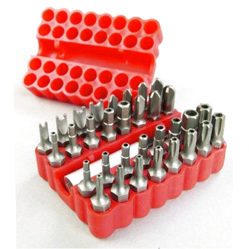 BWT 33-Piece Security Insert Screwdriver Bit Set