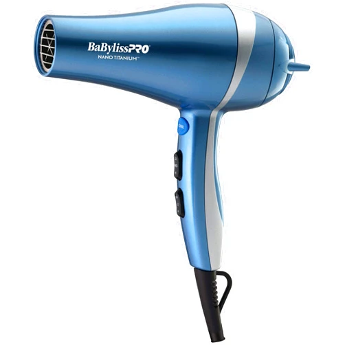 BaBylissPRO Hair Dryer, Nano Titanium 2000-Watt Blow Dryer, Professional/Ionic