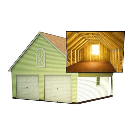 The Best DIY Plans DIY Two Car Garage Plans with Loft - Build Your Dream Garage!