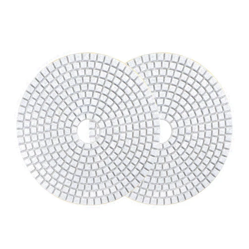 uxcell Diamond Polishing Pad 5-Inch 100 Grits Wet/Dry Grinding for Stone Concrete Marble Countertop Floor 2pcs
