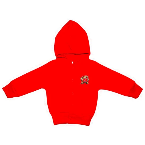 Creative Knitwear University of Maryland Terps Baby and Toddler Snap Hooded Jacket