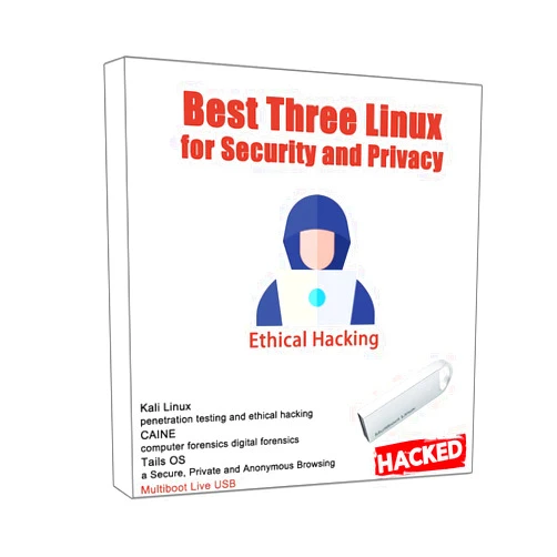 EZITSOL USB for Kali Linux 2024,Tails Linux 6.4,Caine 13 | 32GB 3IN1 Bootable Linux USB Flash Drive | Ethcial Hacking Tools,Digital Forensics Tools,Anonymous Browsing for Best Security & Privacy