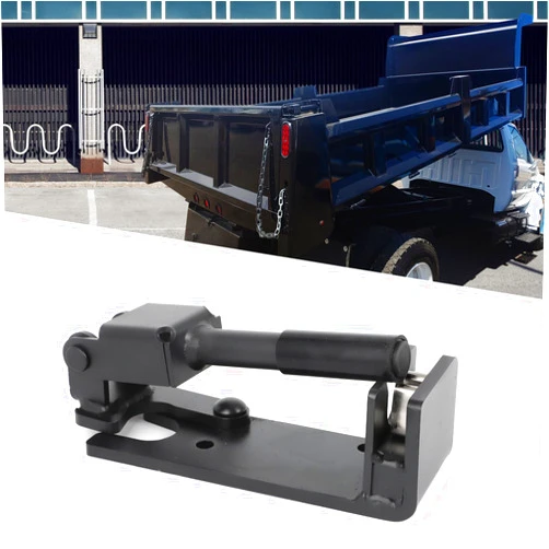 Foruly 1665644 Right-Side Tailgate Latch Kit, Heavy-Duty Black Tailgate Lock Kit for Large Vehicles, Cars, and Trucks with Metal Dump Bodie (Right-Side)