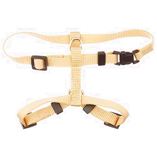 OmniPet Kwik Klip Adjustable Nylon Pet Harness, Honey Sand, Medium