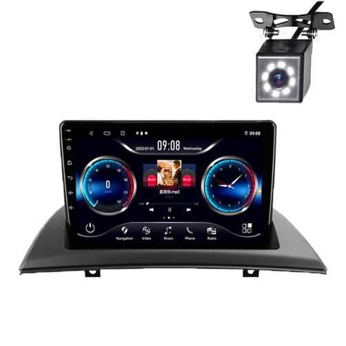 BUOZCHY Android 10 Car Stereo Radio Carplay Android Auto 9in Touch Screen Bluetooth GPS Navigator for B-MW X3 E83 2004-2012 Support Mirror Link/SWC/Microphone/Rear View Camera