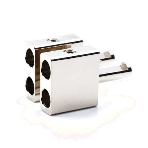 ILL Customz Dual 8 Gauge to Single 8 Ga Amplifier Speaker Inputs Pair