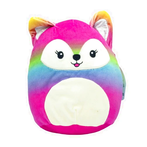 Squishmallows Official Kellytoy Plush Squishy Soft 8 Inch Colorful Crew - Xenia The Fox