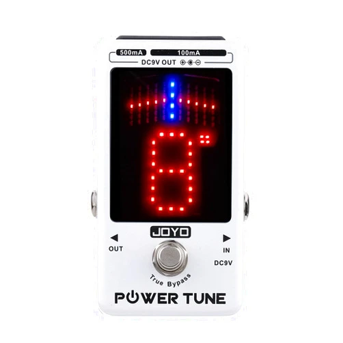 JOYO JF-18R Power Tune Tuner Pedal True Bypass with 8 Channel Low Noise Isolated DC 9V Power Output Multi Power Supply Effect