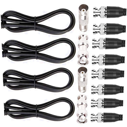 BeElion 4 in Pack BNC M/M Connector Cable (3.3ft/39.3