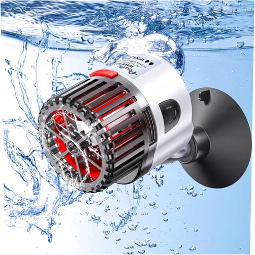 Pawfly 3 W Aquarium Wave Maker 800 GPH Submersible Adjustable Circulation Pump for Fish Tanks up to 50 Gallons Aquarium Power Head Water Pump with Strong Suction Cup Base