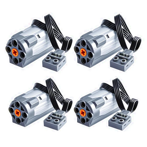 YUN.arbor Power Functions M-Motor 8883 (4 PCS) Compatible with Lego Motor MOC Technic Parts