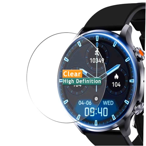 Compatible with Ninoha QS40 1.43 smart watch Vaxson 3-Pack Screen Protector, compatible with Ninoha QS40 1.43