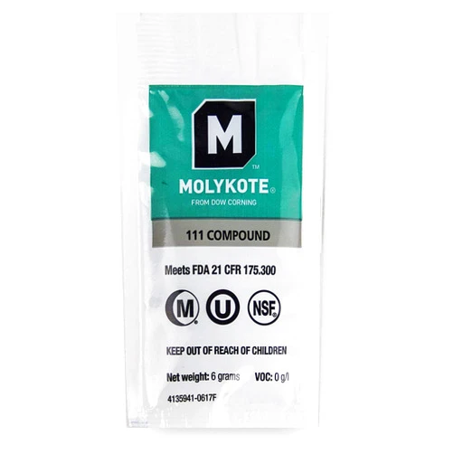 APEC WATER Dow Corning Molykote 111 Food Grade Lubricant Compound - 6 grams 1 Pack