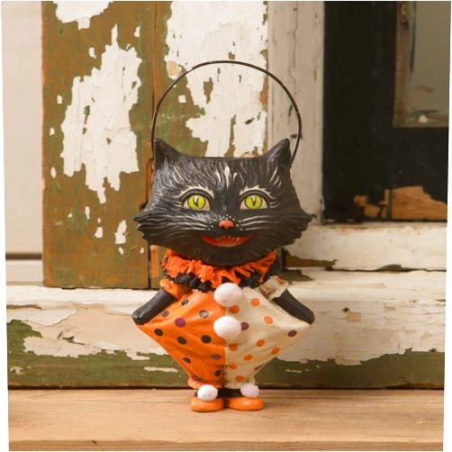 Bethany Lowe Kitty Bucket Head, (TJ1295)