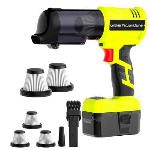Lambrix 3 in 1 Handheld Vacuum Cordless Compatible with Ryobi 18V Battery, Wet&Dry Car Vacuum Portable Cordless with 22000Pa Blowing Function for Garage, Offices and Pet Messes (Tool Only)
