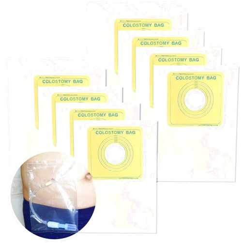 Ecocstm Waterproof Ostomy Protector G Tube Shower Cover Transfer Set 100pcs Peritoneal Dialysis Accessories Disposable Colostomy Bag for Pd Port Catheter Supplies